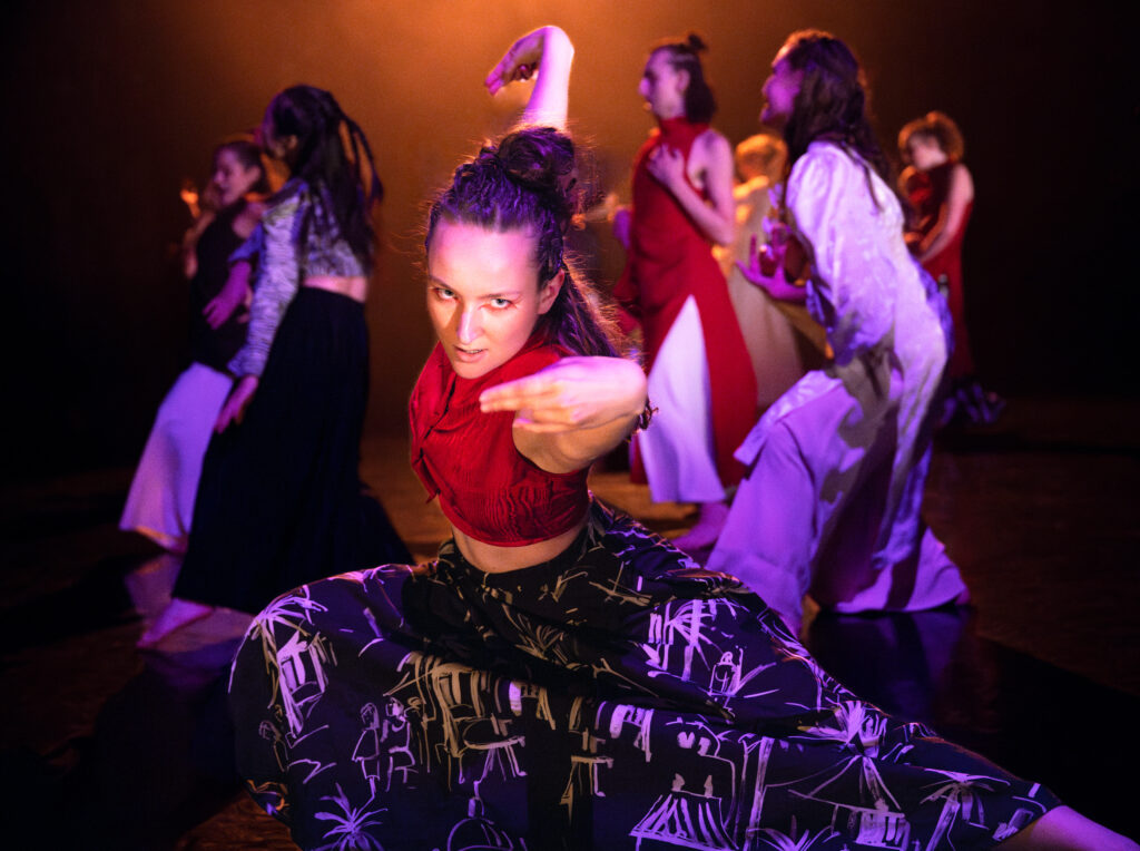 Production images of  LCDS Graduation Show. 3 July 2023 @ The Place. 
Welcome to Our House 
Choreographer: Ella Mesma & Akeim Toussaint Buck 
Performers: Klemm Delaune-Graber, Ethan Bosworth, Elliot Eve, Silas Groccot Cain, Rebecca Howard, Saoirse Lennon-Noone, Isaac Madden, Jiwon Oh, Olia Poliakova, Emma Poyer, Isabelle Roche, Ethan Sammons Ericson, Clara Selberg, Elly Trent, Pookie Watson 
Music: Akeim Toussaint Buck 
Costume Design & Making: Annette Raudmets 
Costume Assistants: Nicole Bowden, Sharon Coleman, Eve Harsant, Anna Crilly 
Warnings: Loud sounds, audible breath sounds 
Photography: Foteini Christofilopoulou